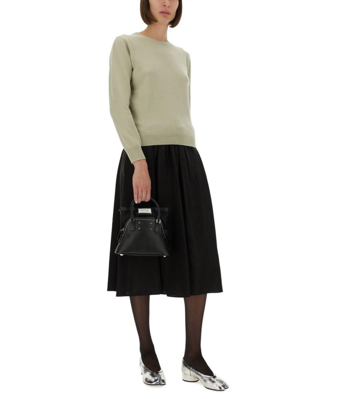 MAISON MARGIELA Зеленый шерстяной джемпер / свитер, фото 3