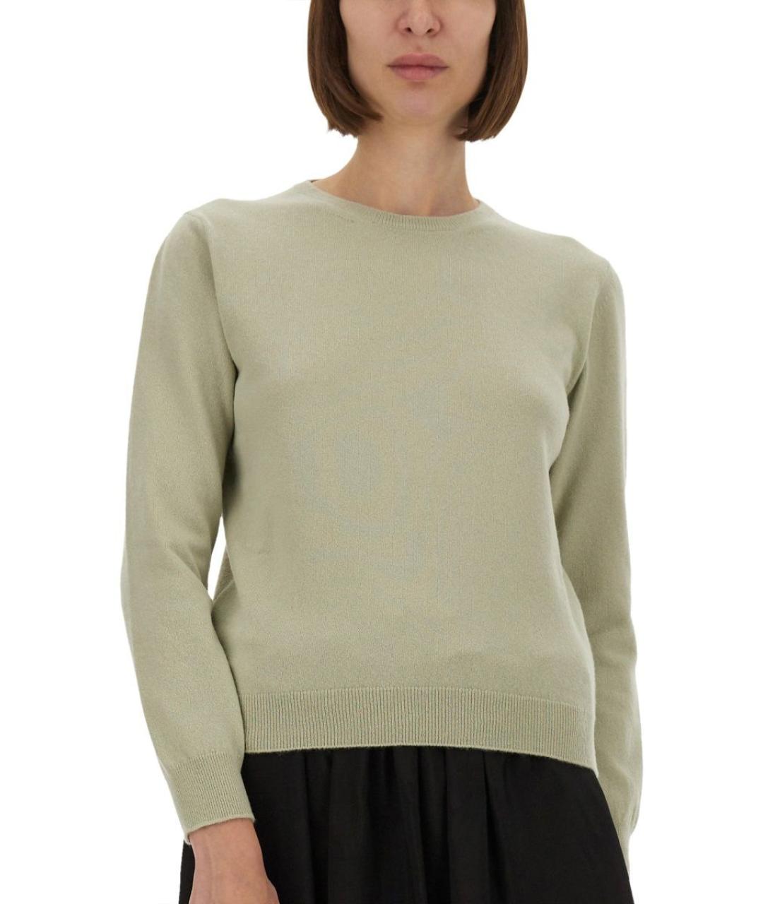 MAISON MARGIELA Зеленый шерстяной джемпер / свитер, фото 5