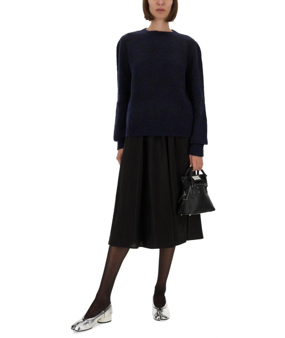 MAISON MARGIELA Темно-синий шерстяной джемпер / свитер, фото 3