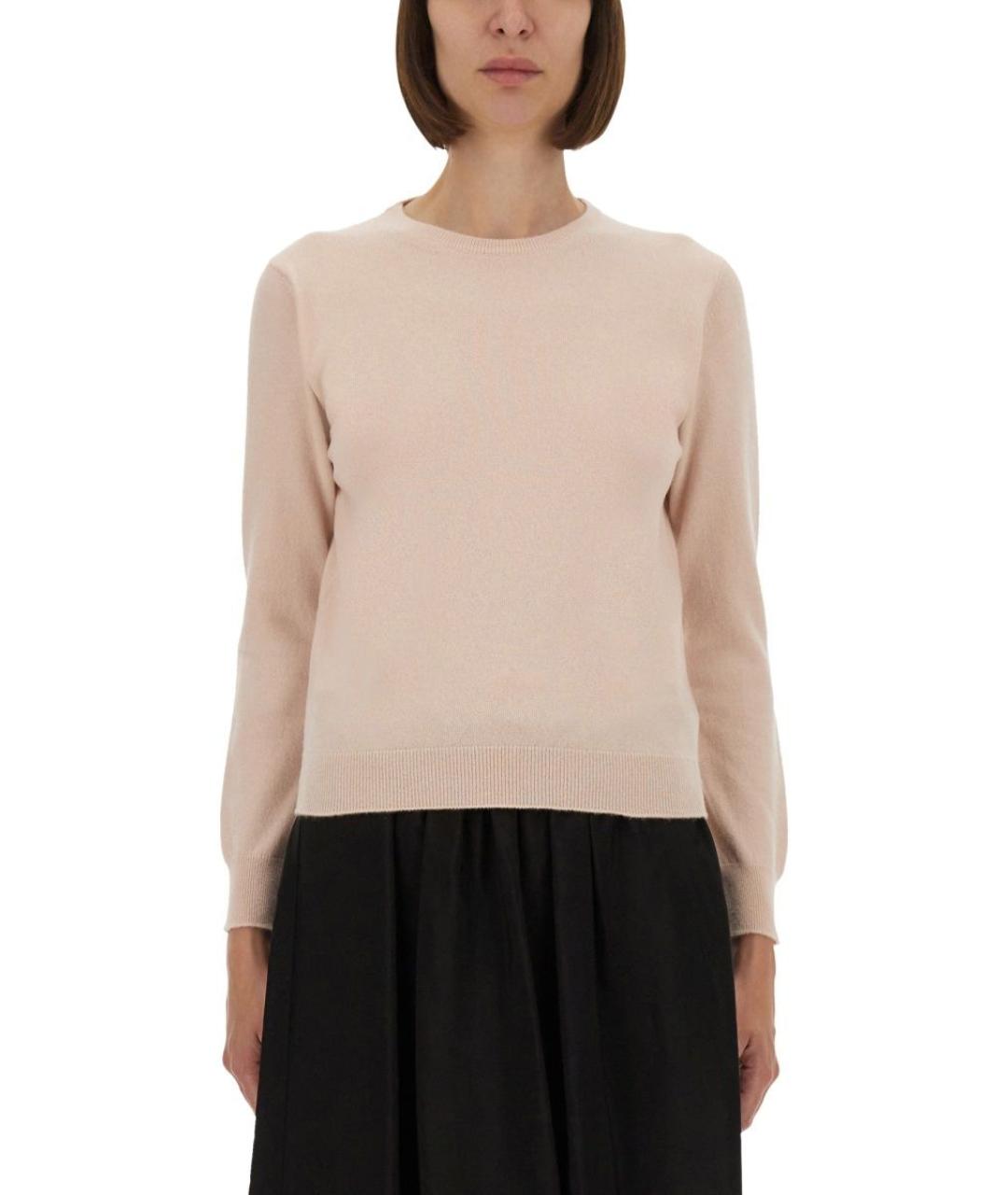 MAISON MARGIELA Розовый шерстяной джемпер / свитер, фото 5