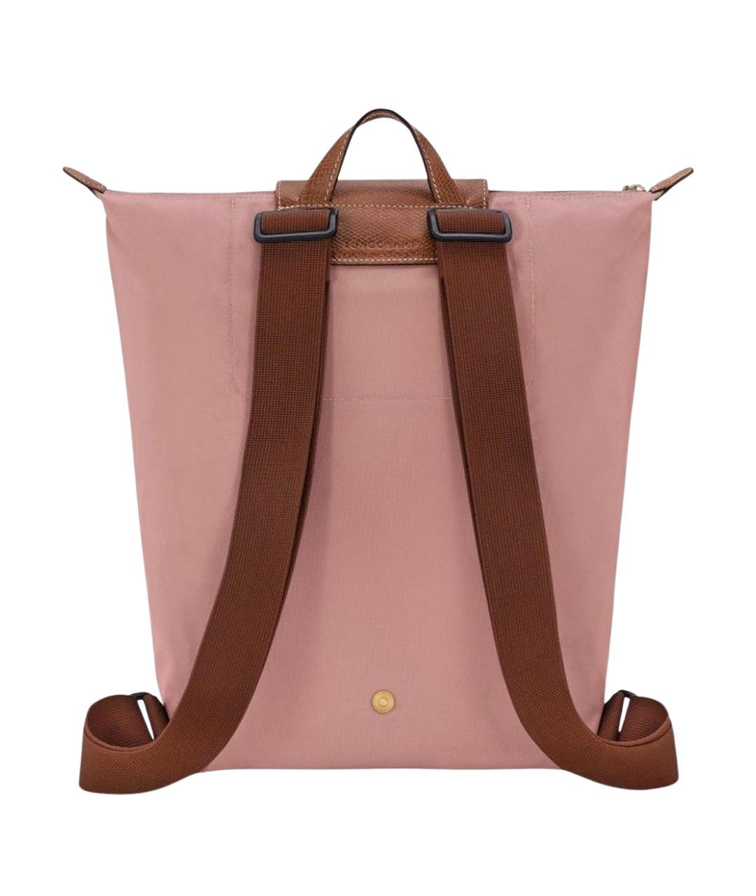 LONGCHAMP Розовый синтетический рюкзак, фото 2