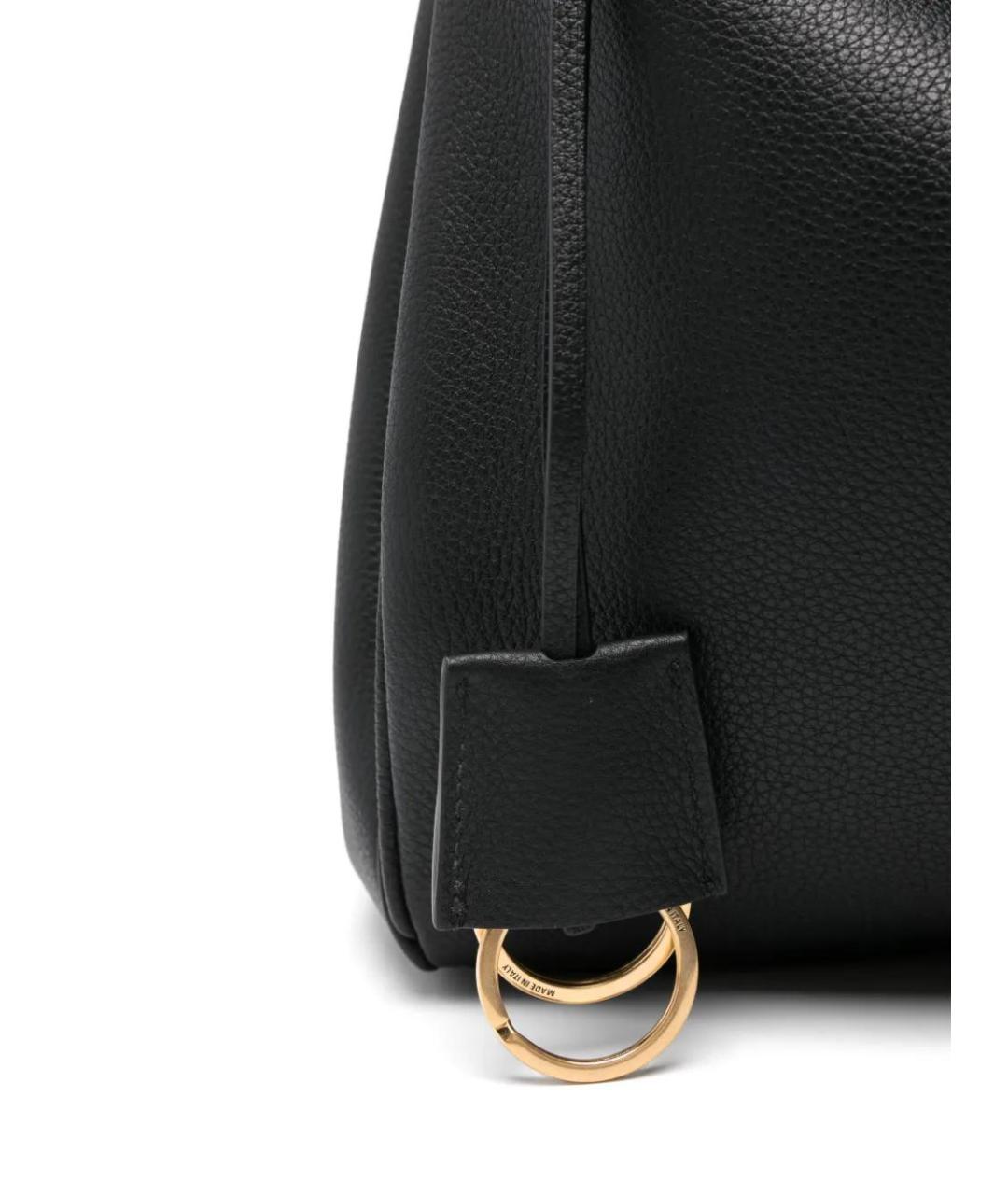 BALENCIAGA Черная кожаная сумка тоут, фото 4