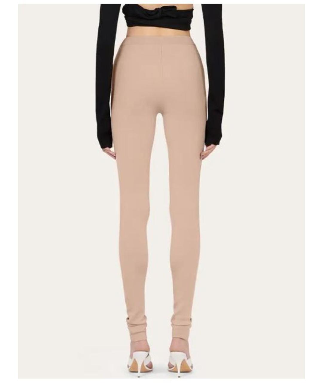 FERRAGAMO Бежевые леггинсы и велосипедки, фото 3
