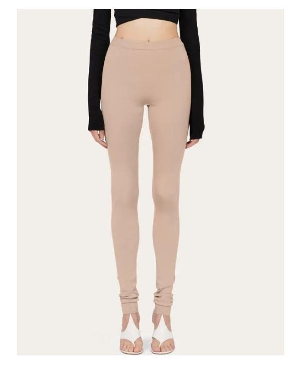 FERRAGAMO Бежевые леггинсы и велосипедки, фото 2