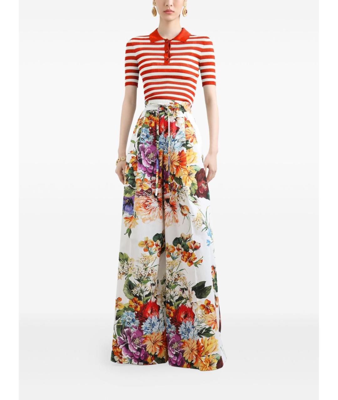 DOLCE&GABBANA Красная вискозная футболка, фото 5