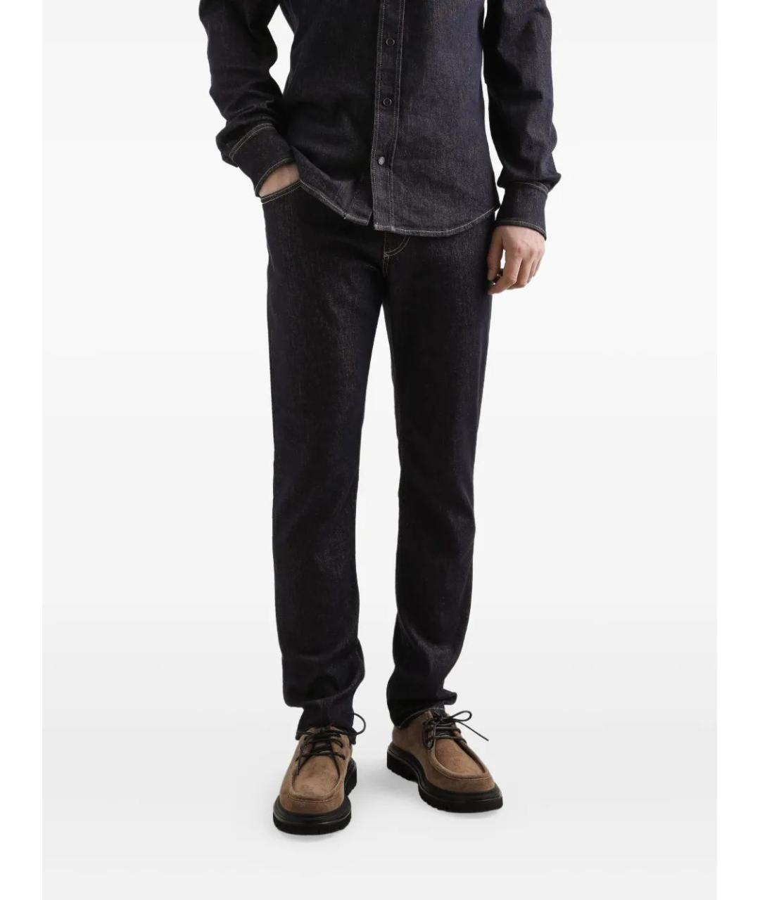 DOLCE&GABBANA Синие хлопковые джинсы скинни, фото 4