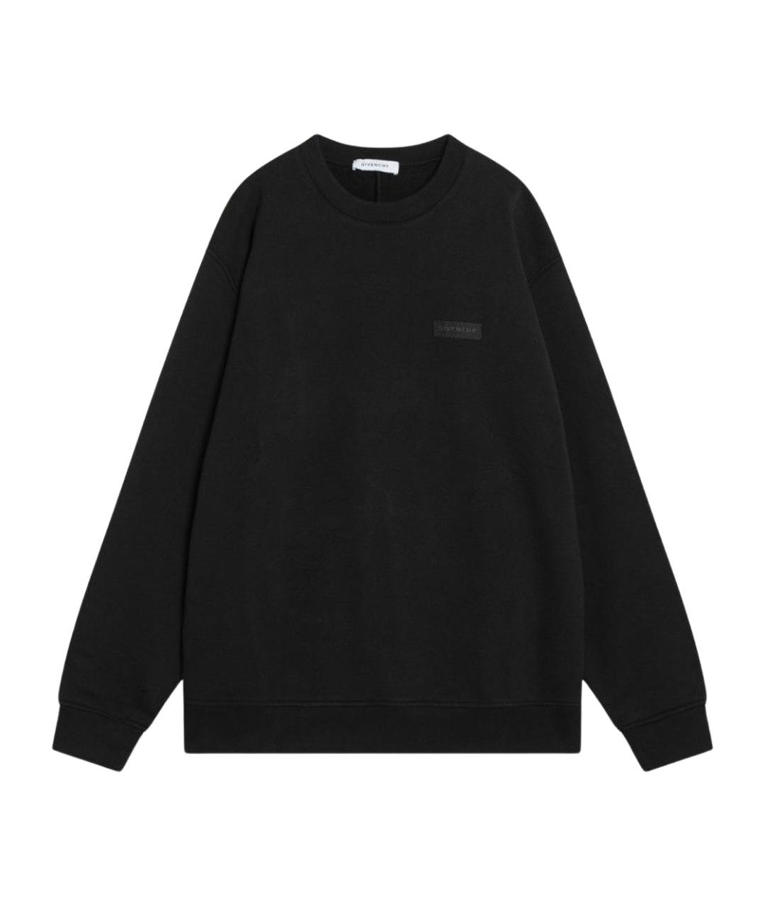 GIVENCHY Черный хлопковый джемпер / свитер, фото 1