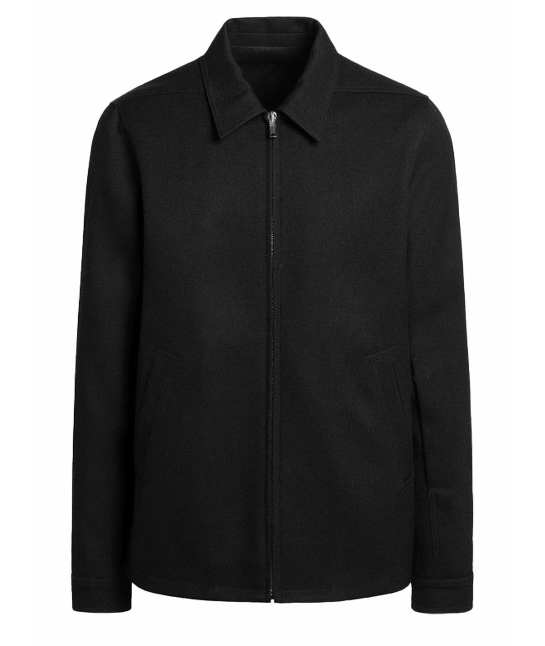 RICK OWENS Черная шерстяная куртка, фото 1