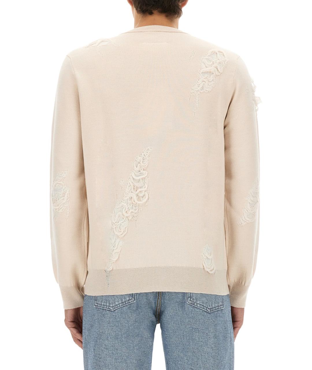 MM6 MAISON MARGIELA Белый шерстяной джемпер / свитер, фото 3