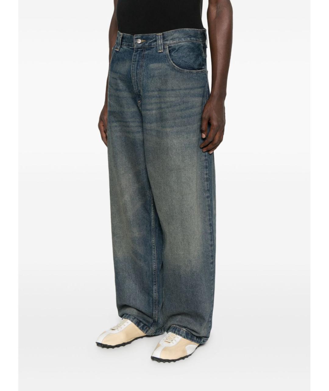 CARHARTT WIP Синие хлопковые прямые джинсы, фото 2