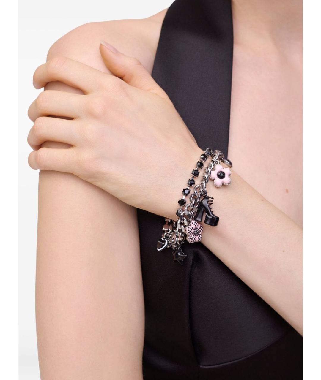 MARC JACOBS Серебрянный латунный браслет, фото 2