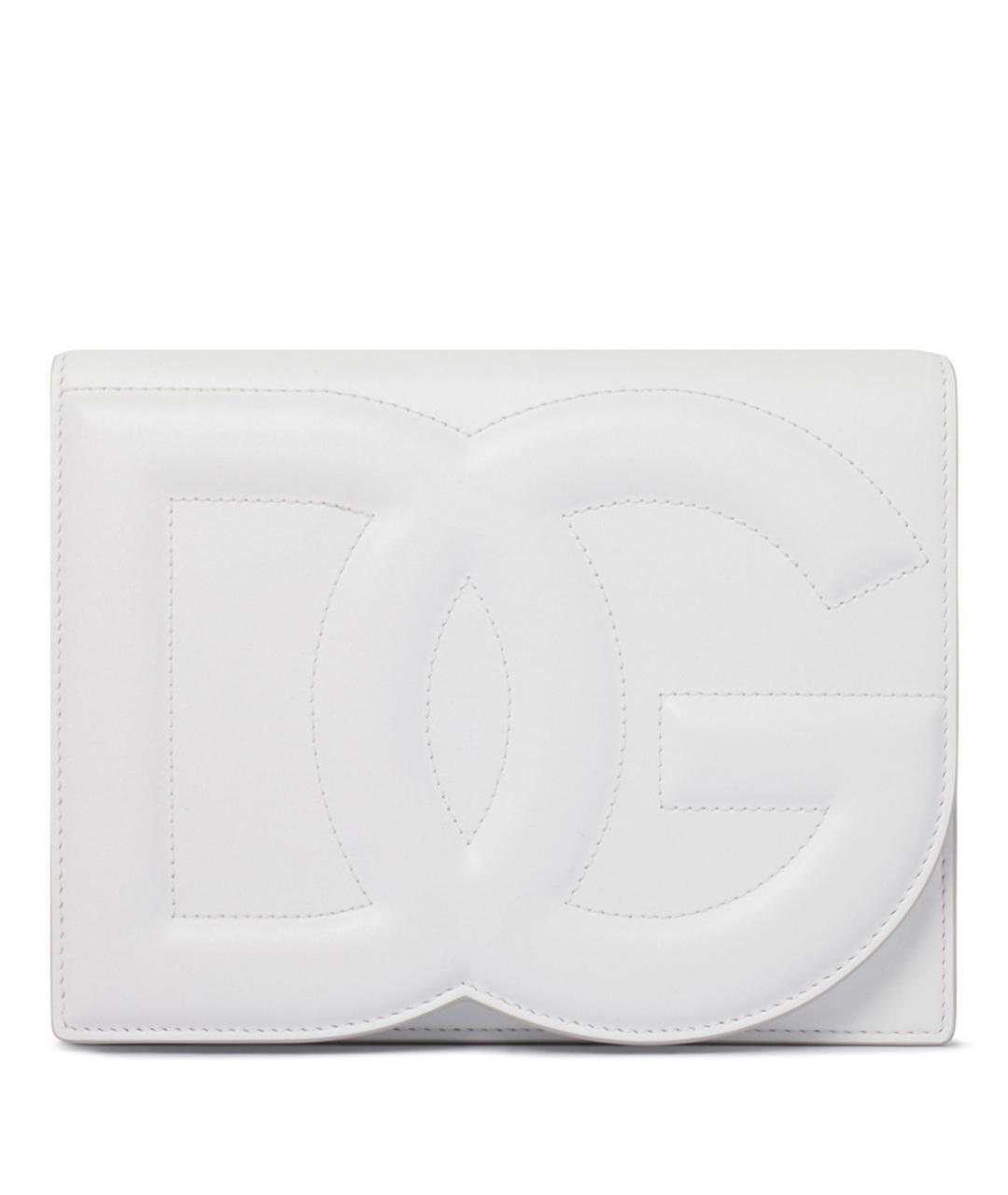 DOLCE&GABBANA Белая сумка с короткими ручками, фото 1