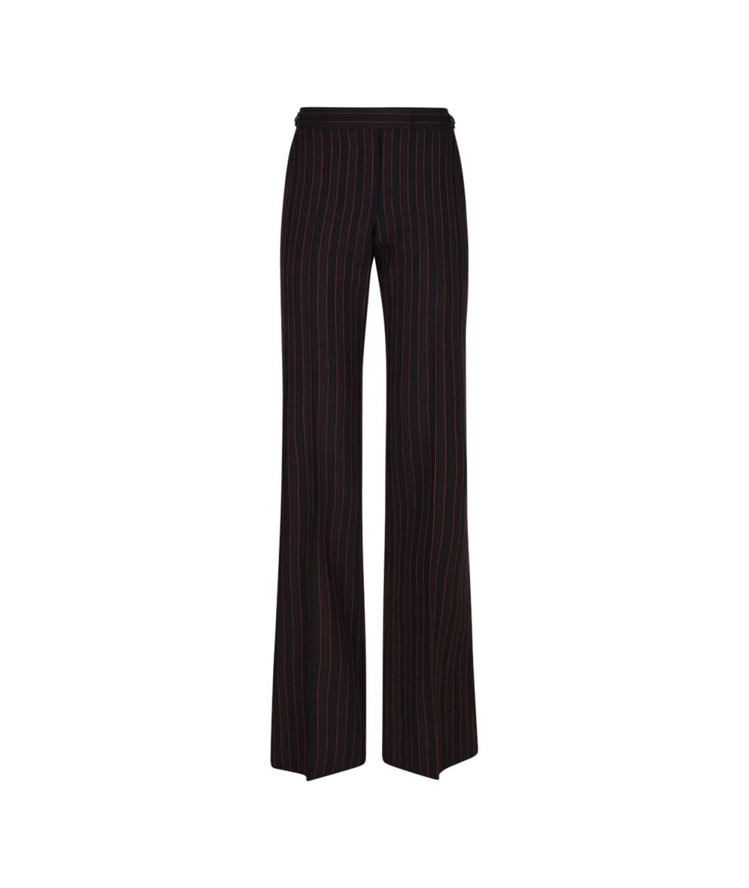 ALEXANDER MCQUEEN Мульти шерстяные прямые брюки, фото 1