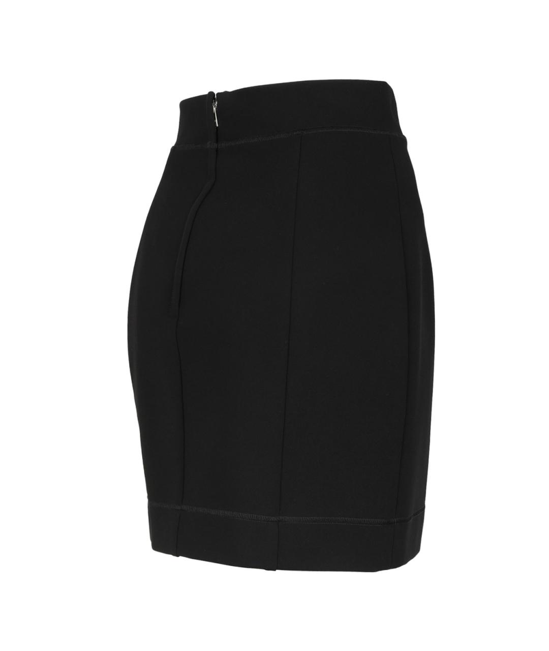 DOLCE&GABBANA Черная юбка мини, фото 3