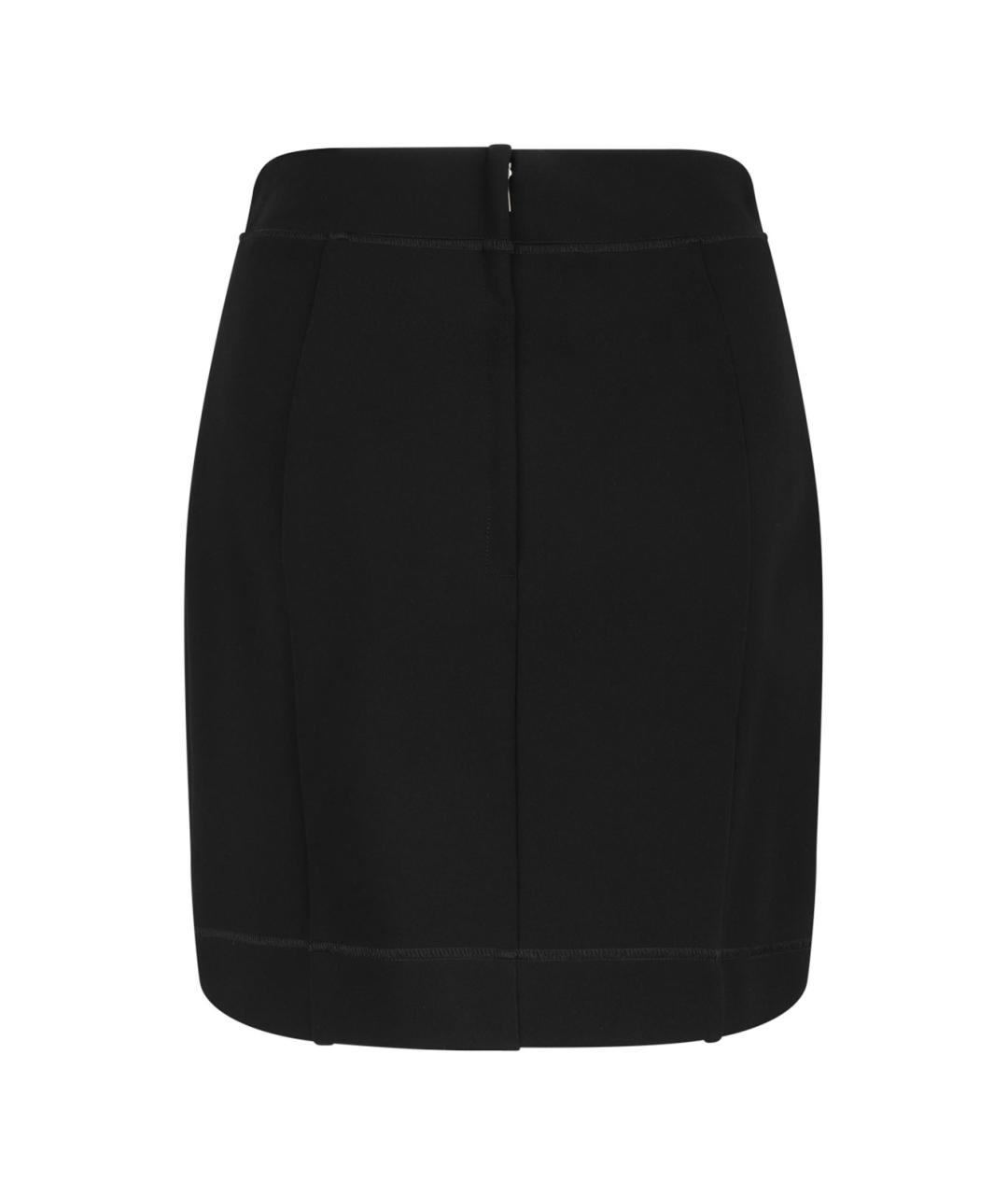 DOLCE&GABBANA Черная юбка мини, фото 2