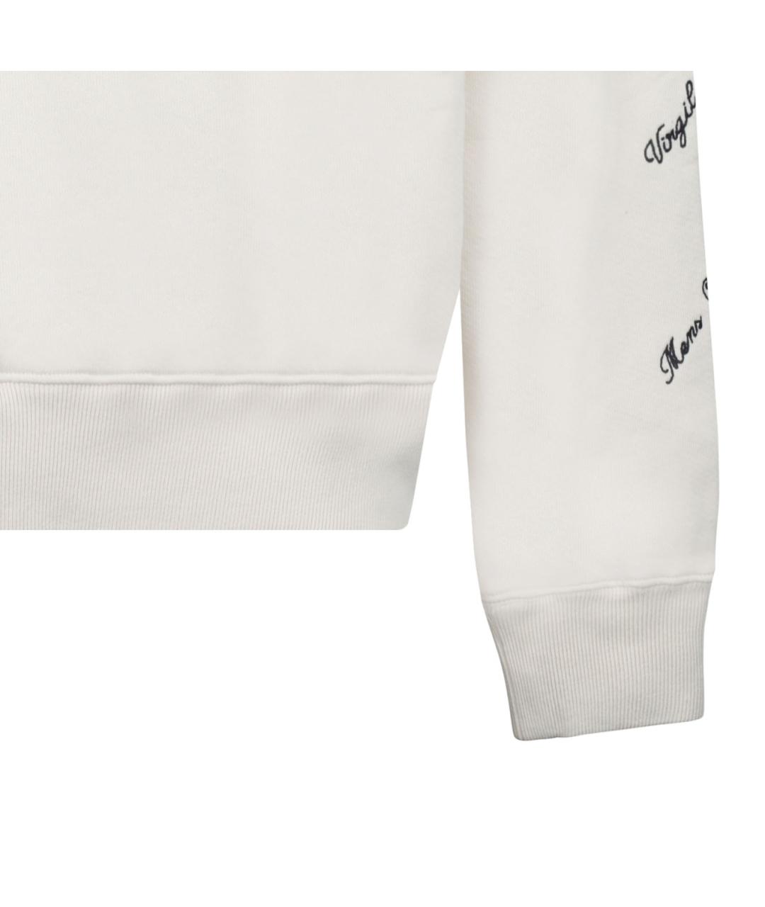 OFF-WHITE Бежевый хлопковый джемпер / свитер, фото 4