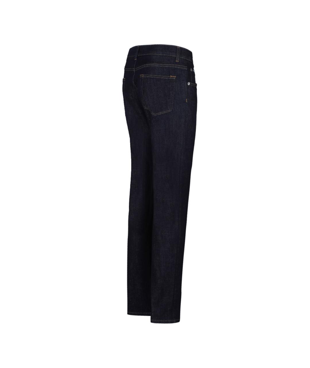 DOLCE&GABBANA Синие хлопко-эластановые джинсы скинни, фото 3