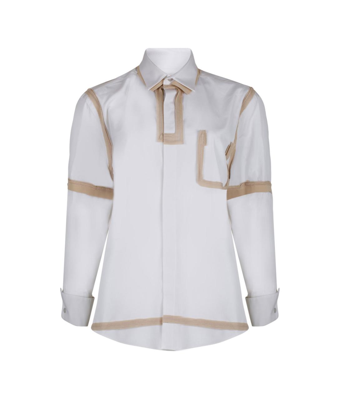 MAISON MARGIELA Белая хлопковая рубашка, фото 1