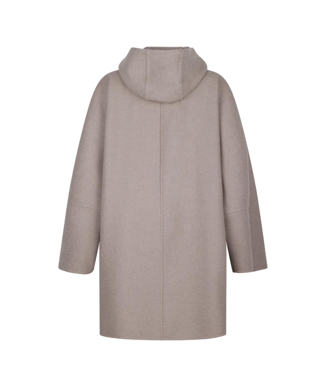 MAX MARA Серое шерстяное пальто, фото 2