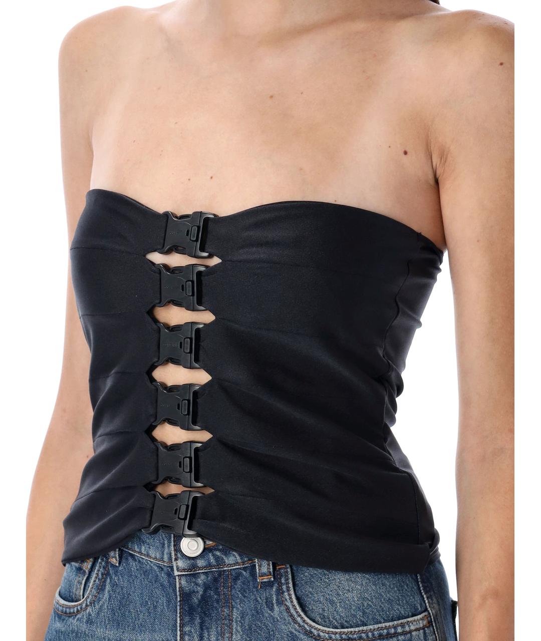 COPERNI Черная полиамидовая футболка, фото 4