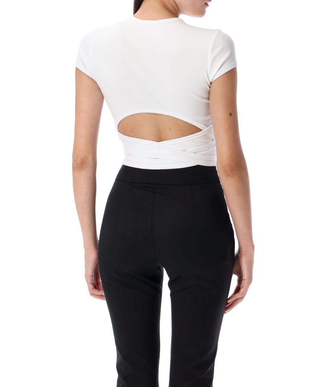 DIESEL Белая хлопковая футболка, фото 3