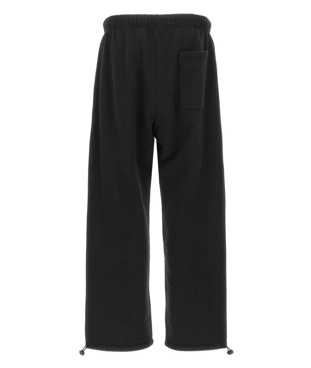 KENZO Черные хлопковые повседневные брюки, фото 2