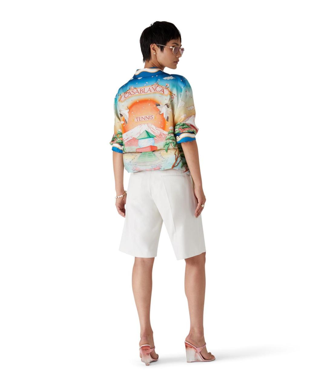 CASABLANCA Мульти шелковая кэжуал рубашка, фото 5