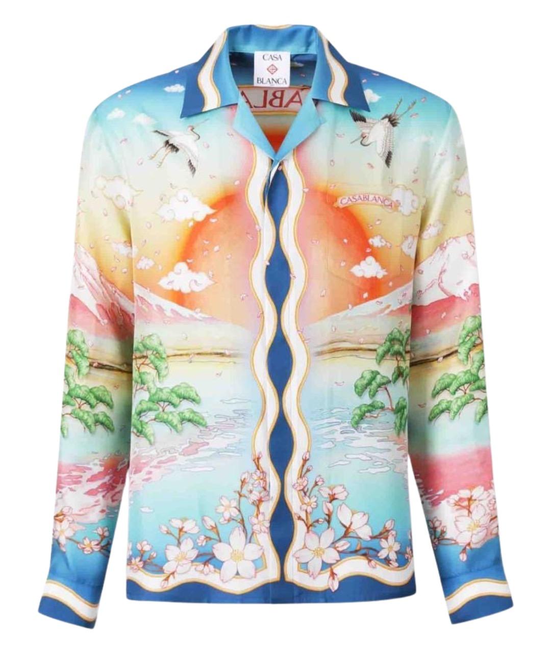 CASABLANCA Мульти шелковая кэжуал рубашка, фото 1