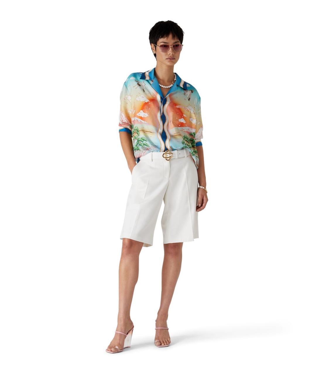 CASABLANCA Мульти шелковая кэжуал рубашка, фото 4