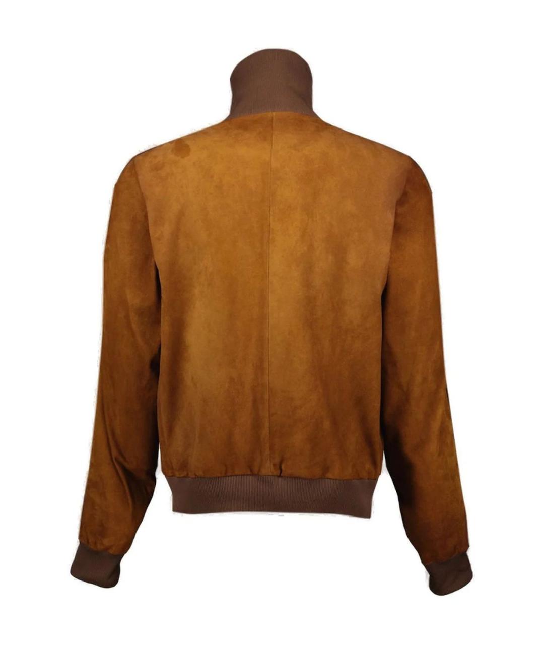 PRADA Коричневая замшевая куртка, фото 2