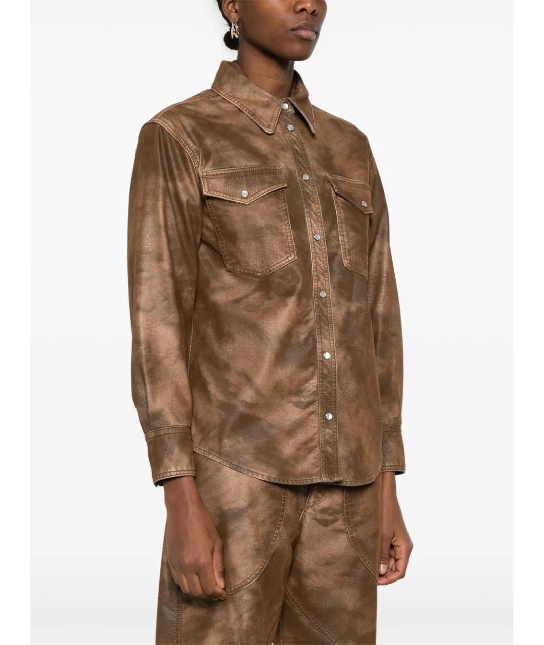 ISABEL MARANT Коричневая рубашка, фото 3