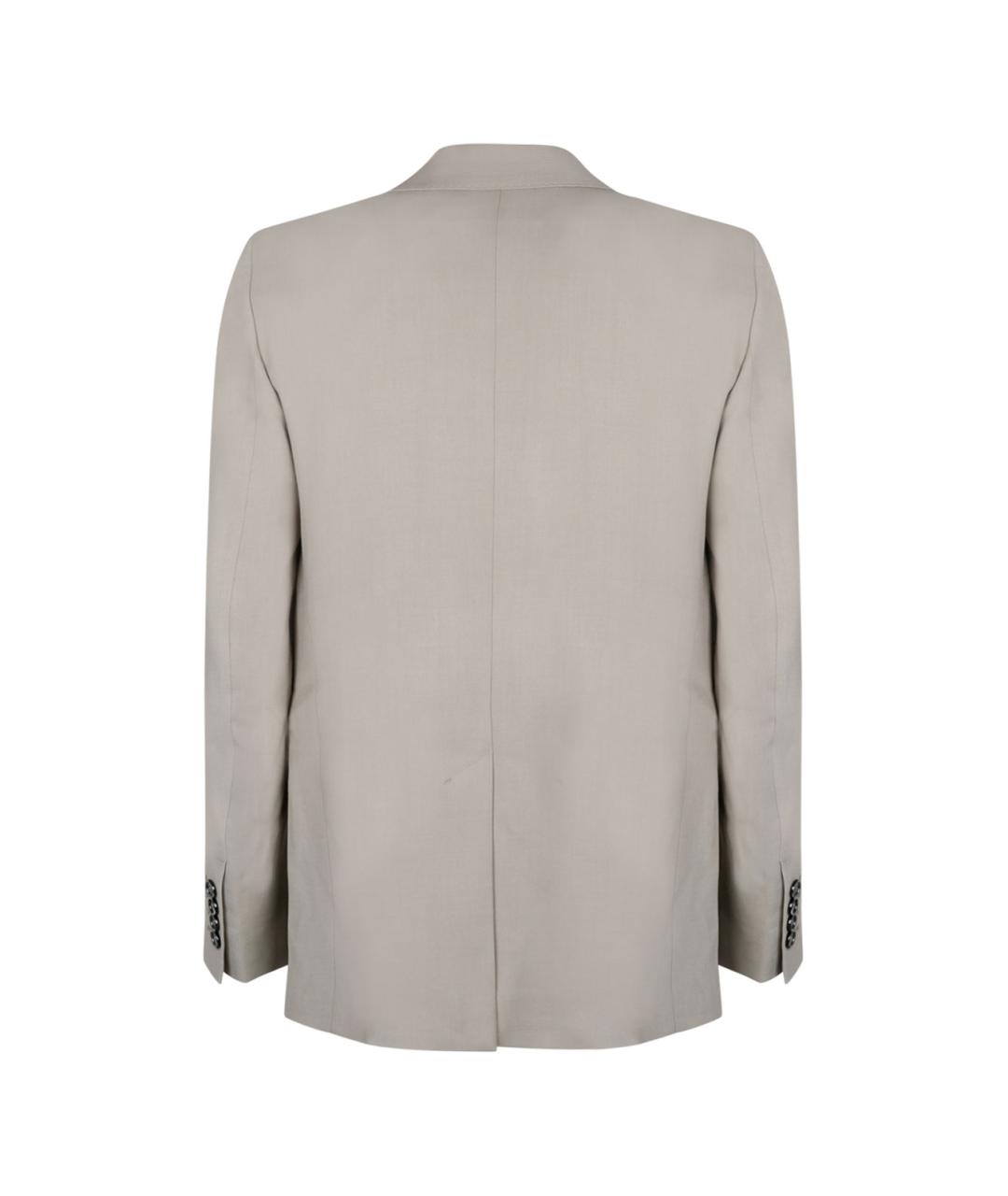 Ami Paris Бежевый шерстяной пиджак, фото 2