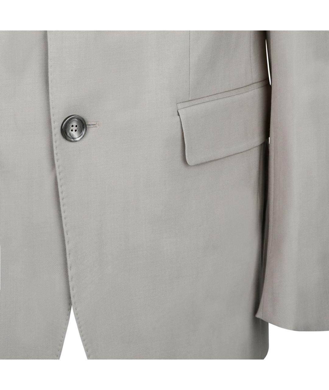 Ami Paris Бежевый шерстяной пиджак, фото 4