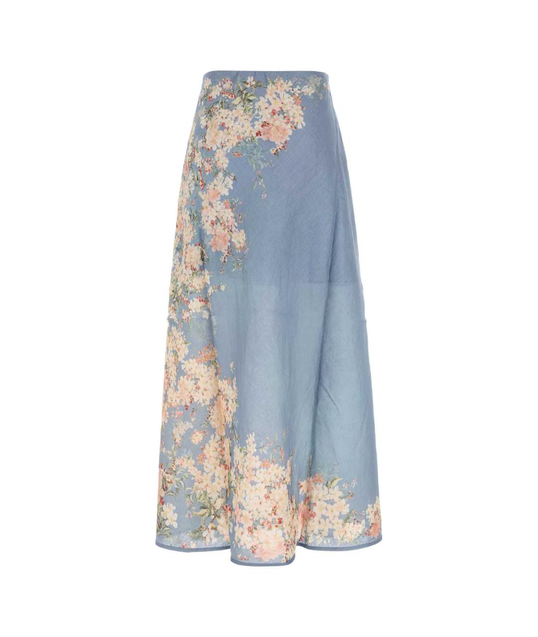 ZIMMERMANN Мульти хлопковая юбка миди, фото 2