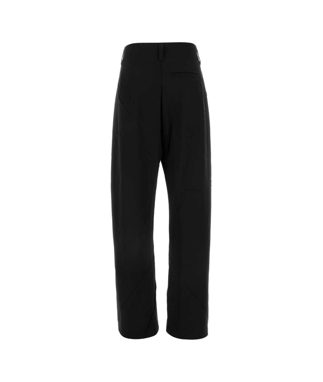 KIKO KOSTADINOV Черные шерстяные прямые брюки, фото 2