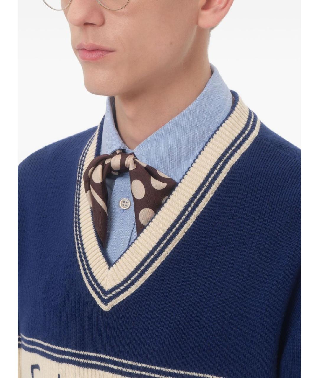 VALENTINO Бежевая шерстяная шапка, фото 4