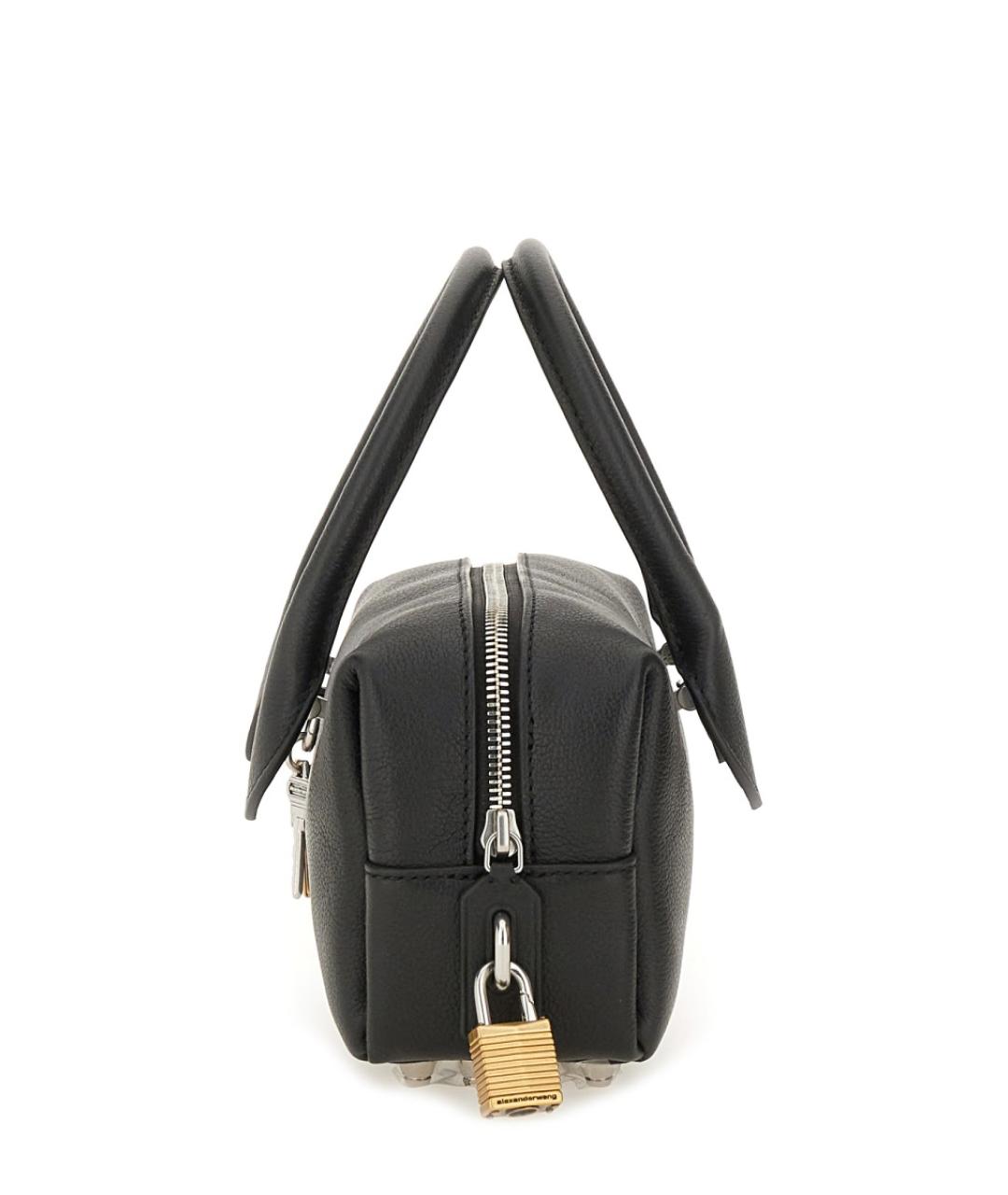 ALEXANDER WANG Черная кожаная сумка тоут, фото 4