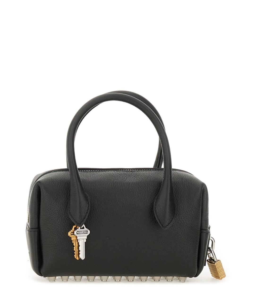 ALEXANDER WANG Черная кожаная сумка тоут, фото 2