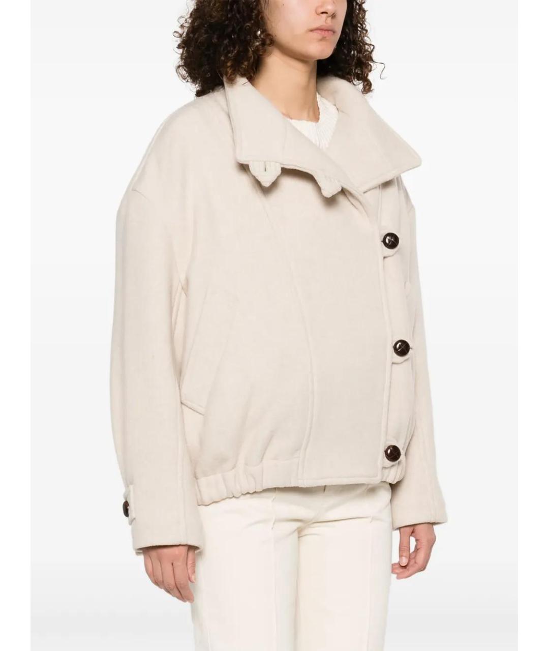 ISABEL MARANT Бежевая полиамидовая куртка, фото 3