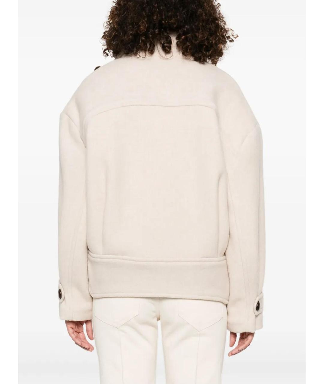 ISABEL MARANT Бежевая полиамидовая куртка, фото 4