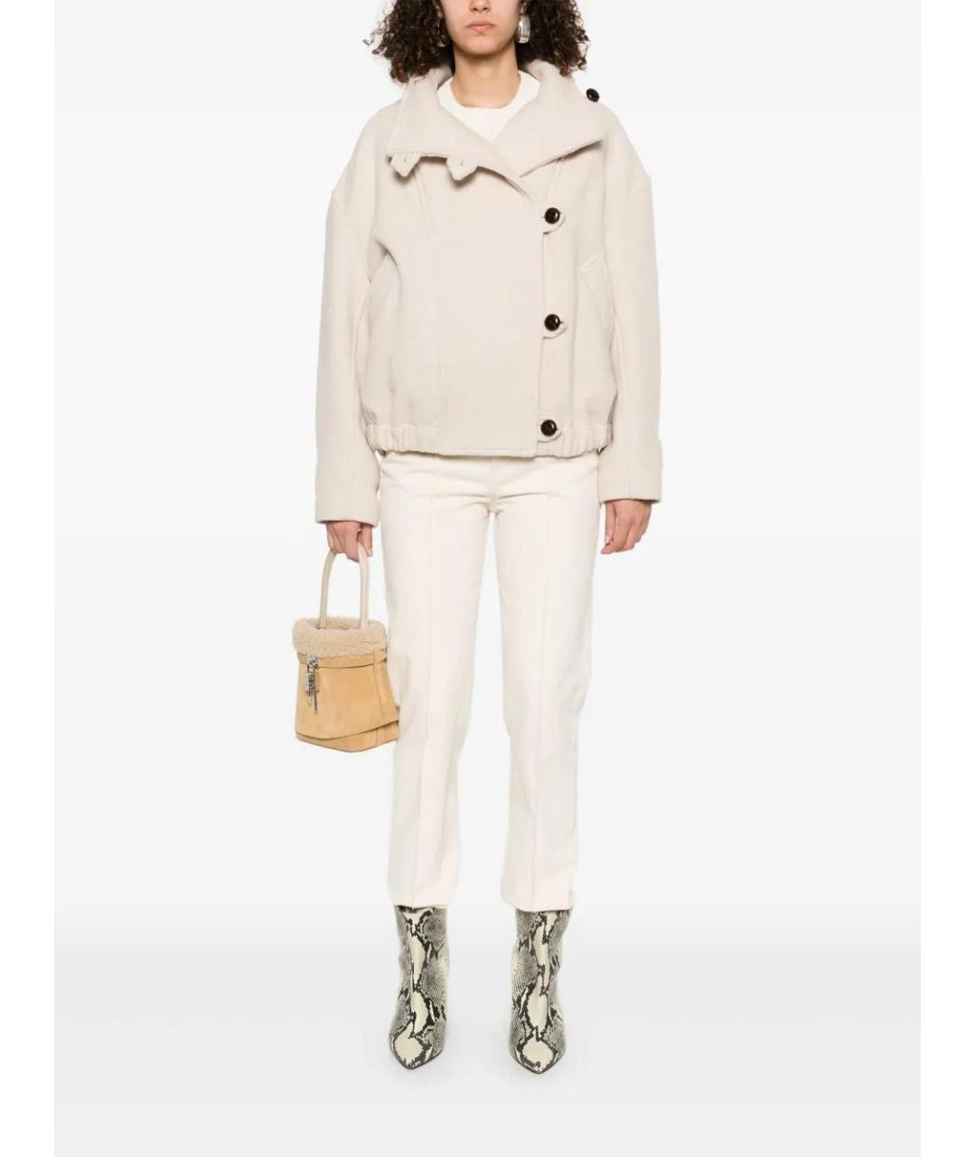 ISABEL MARANT Бежевая полиамидовая куртка, фото 2