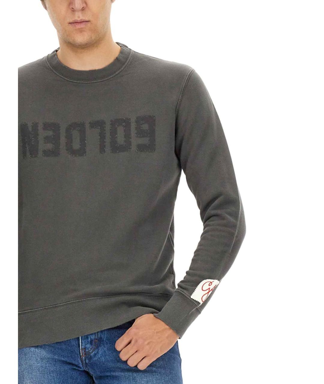 GOLDEN GOOSE DELUXE BRAND Серый хлопковый джемпер / свитер, фото 3