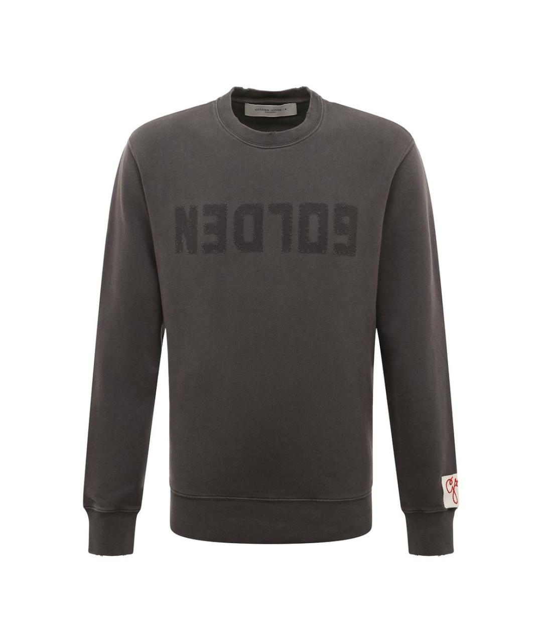 GOLDEN GOOSE DELUXE BRAND Серый хлопковый джемпер / свитер, фото 1
