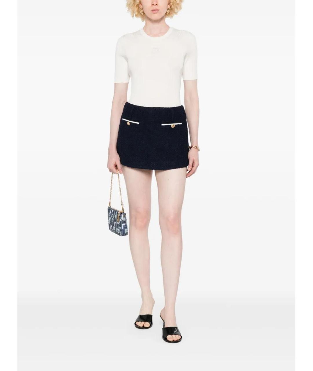 FENDI Белая хлопковая футболка, фото 2