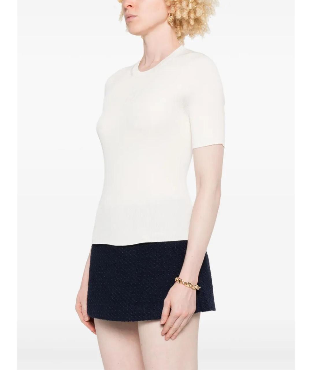 FENDI Белая хлопковая футболка, фото 3