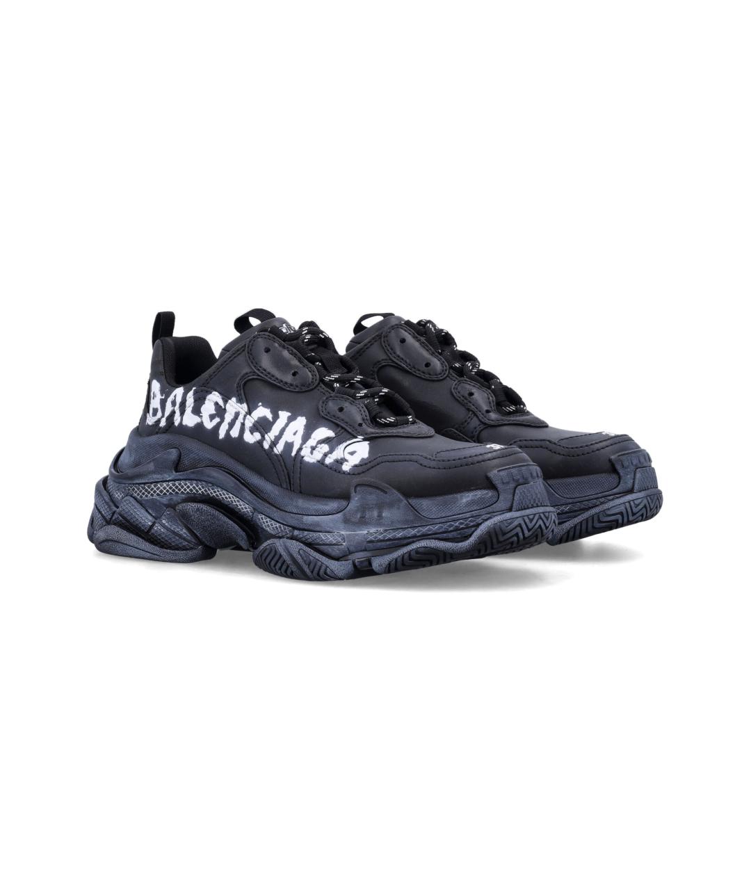 BALENCIAGA Черные кроссовки, фото 2