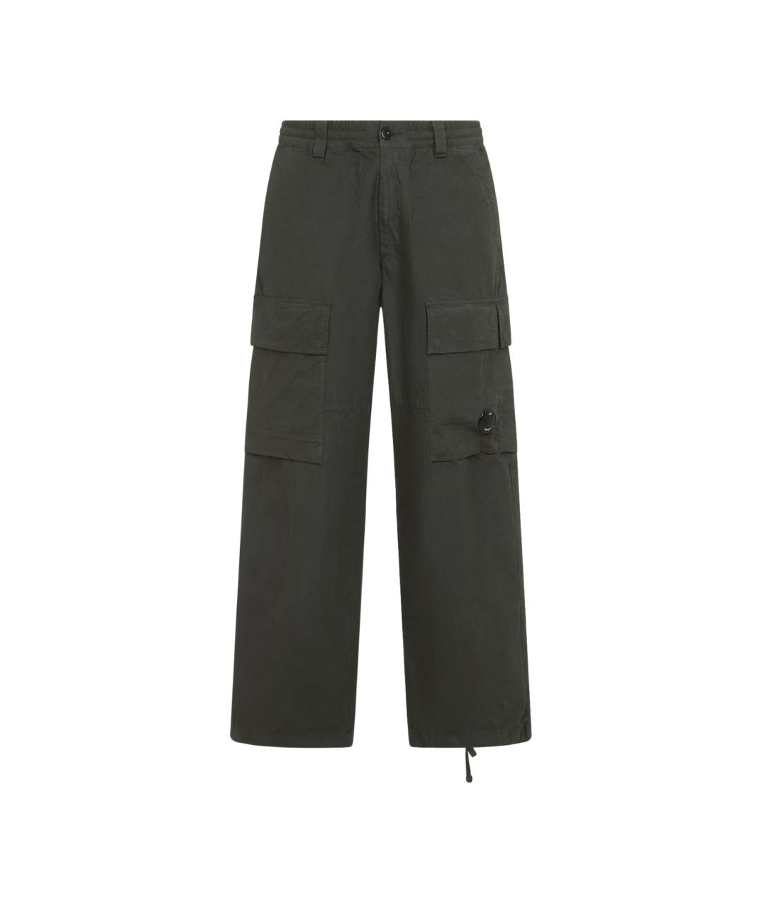 CP COMPANY Зеленые хлопковые повседневные брюки, фото 1