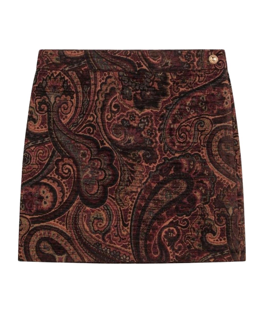 CHLOE Мульти полиэстеровая юбка мини, фото 1