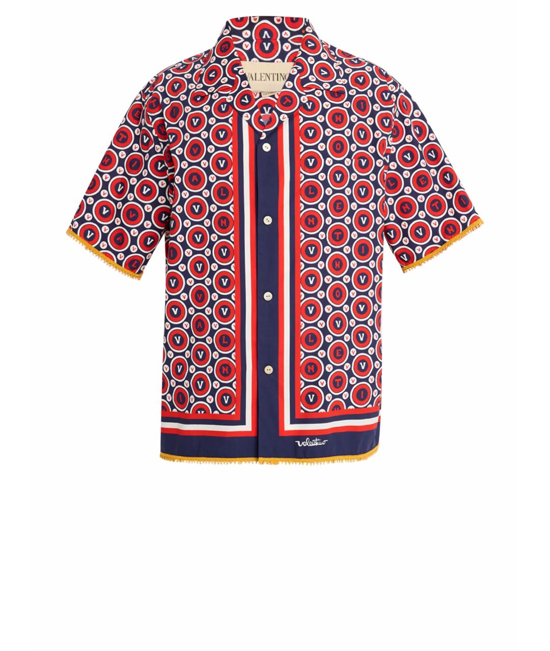 VALENTINO Мульти хлопковая кэжуал рубашка, фото 1