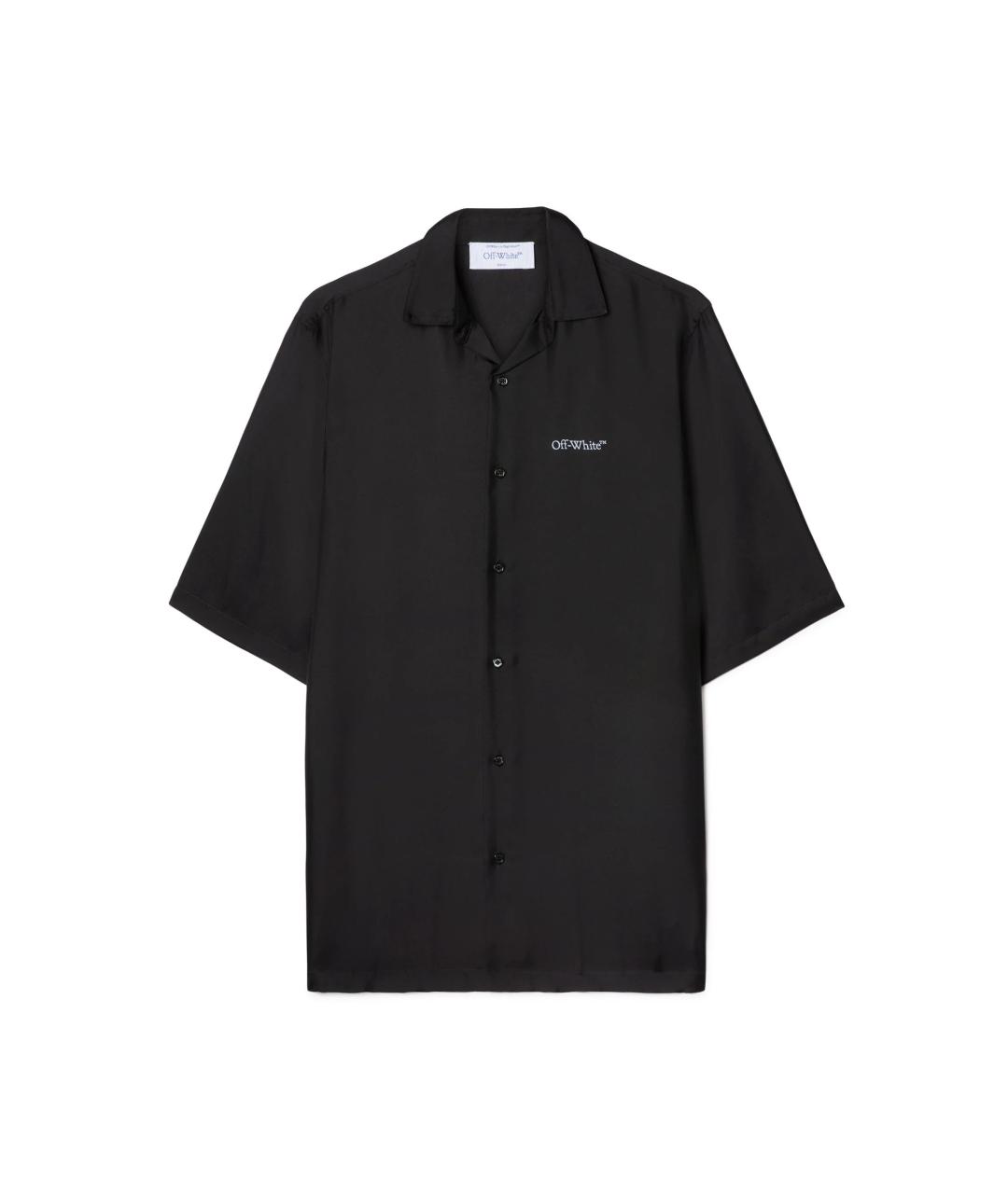 OFF-WHITE Черная хлопковая кэжуал рубашка, фото 1